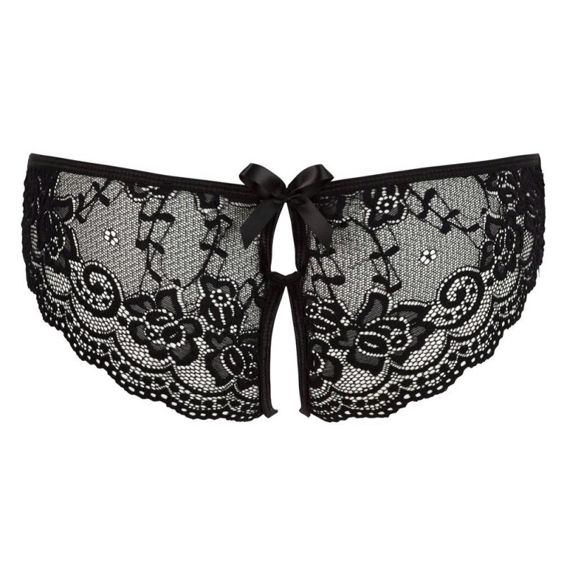 Crotchless Lace Briefs S